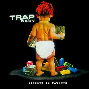 Streetz Iz Watchin Trap Baby 2XL Black T-shirt